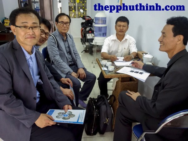 Gặp gỡ đối tác Hàn Quốc tại Công ty TNHH công nghiệp Phú Thịnh