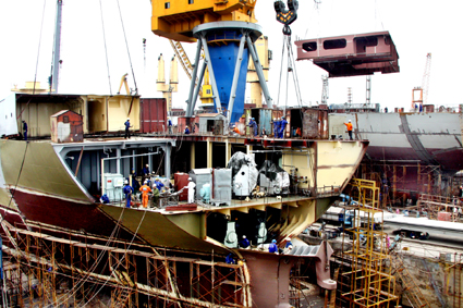Ứng dụng thép tấm SCM440 trong công nghiệp đóng tàu
